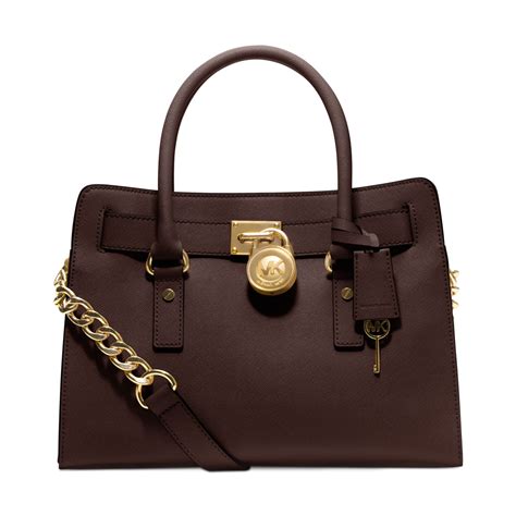 michael kors hamilton large saffiano leather satchel purse bag|michael kors saffiano handbag.